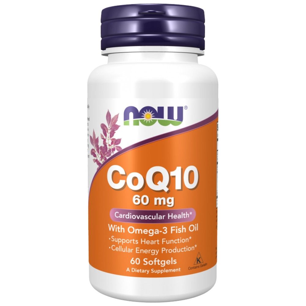 CoQ10 60 mg + omega 3 - 60 gel kapsul