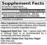 Bacopa s sinapsa 320 mg - 60 kapsul
