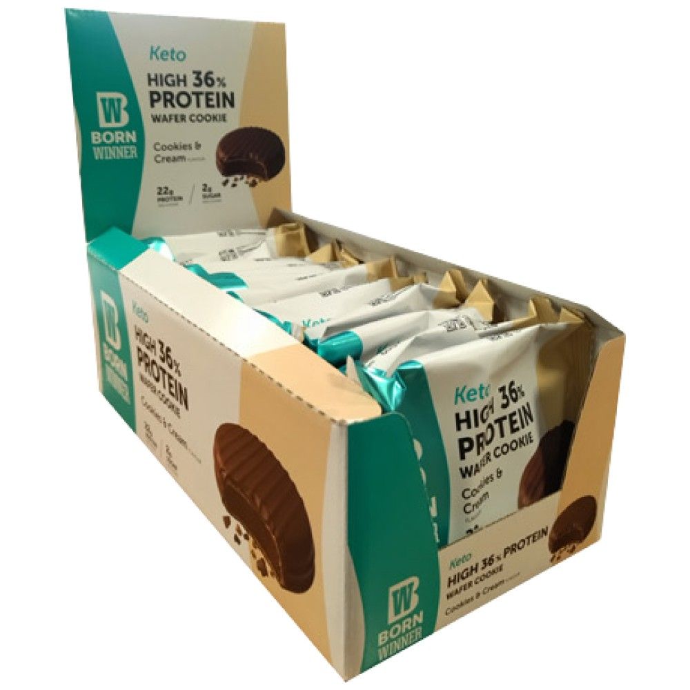 Keto 36% piškotek z visokimi beljakovinami - 12 x 60 gramov