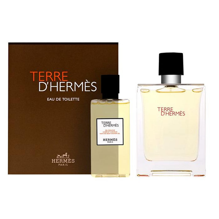 Terre d'<tc>Hermès</tc> Moški set 100 ml EDT + 80 ml gel za tuširanje