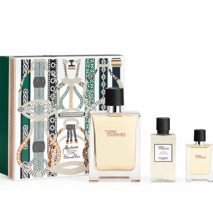 Terre d'Hermes eau de toalete Spray 100ml set 3 kose