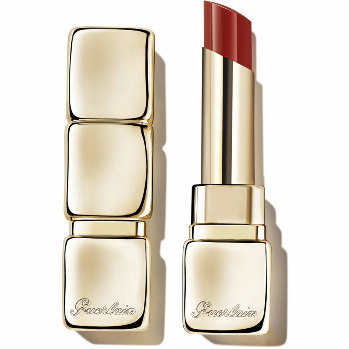 Guerlain Kissskiss Shine Bloom Barra de labios 739 Cherry Kiss 1un