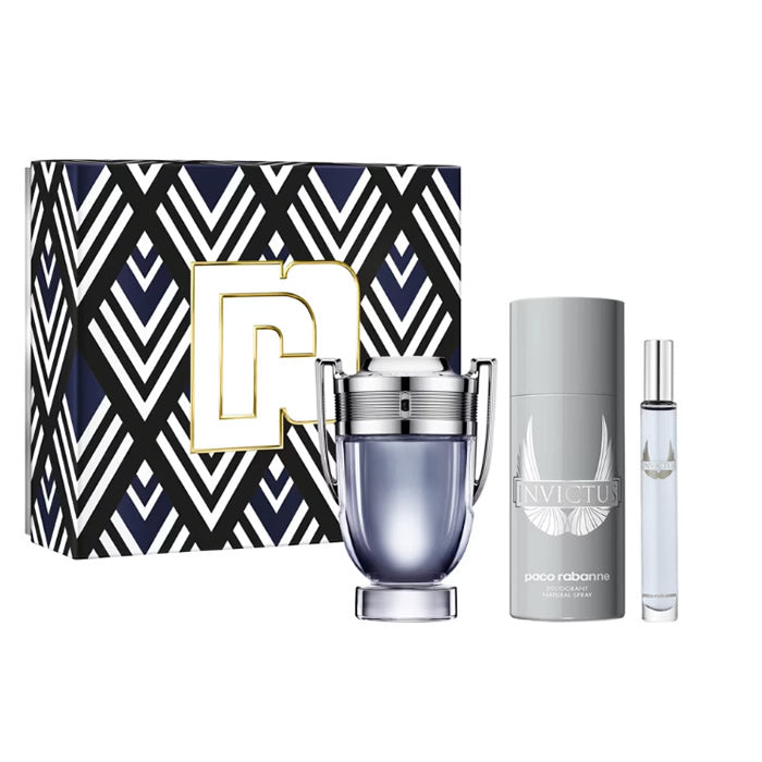 <tc>PACO RABANNE</tc> Invictus Eau de Toilette Spray 100 ml set 3 kosov
