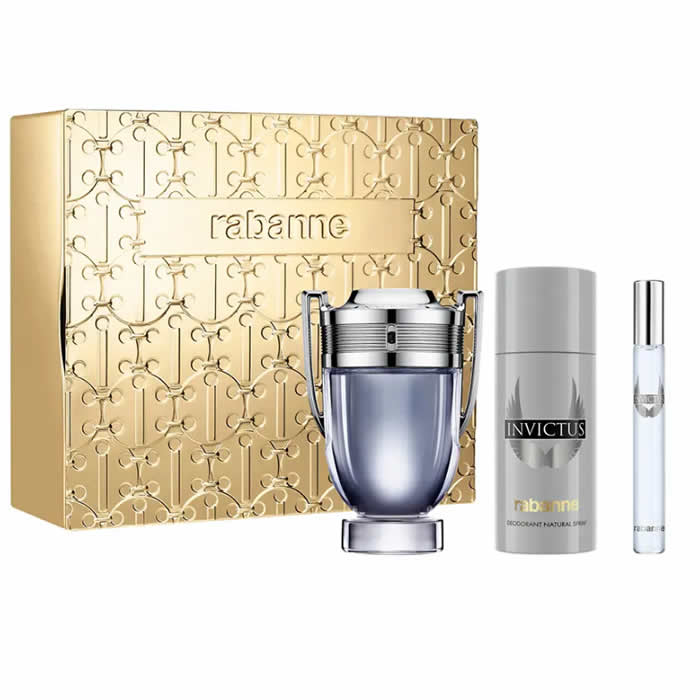<tc>PACO RABANNE</tc> Invictus Eau De Toilette Spray 100 ml set 3 kosov