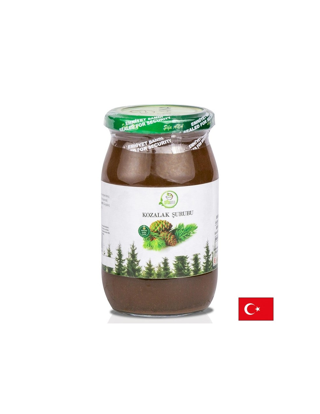 Zeliščni borov stožecni sirup - za prehlad in gripo 370 g