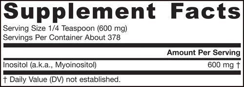 Inositol v prahu - 227 gramov