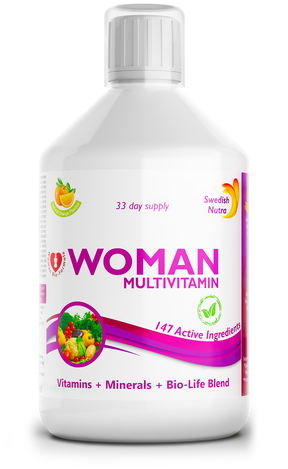 Women multivitamins for women with Collagen 1497 mg - 147 active ingredients /500 ml/ - Nutra Best Europe