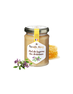 Miel de luƺerne des Ardenes / Lucerne honey, 230 g Famille Mary - Nutra Best Europe