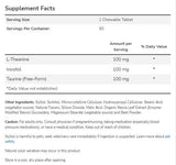 L-theanin 100 mg žvečenje | z inositol & Taurin - 90 žvečilnih tablet