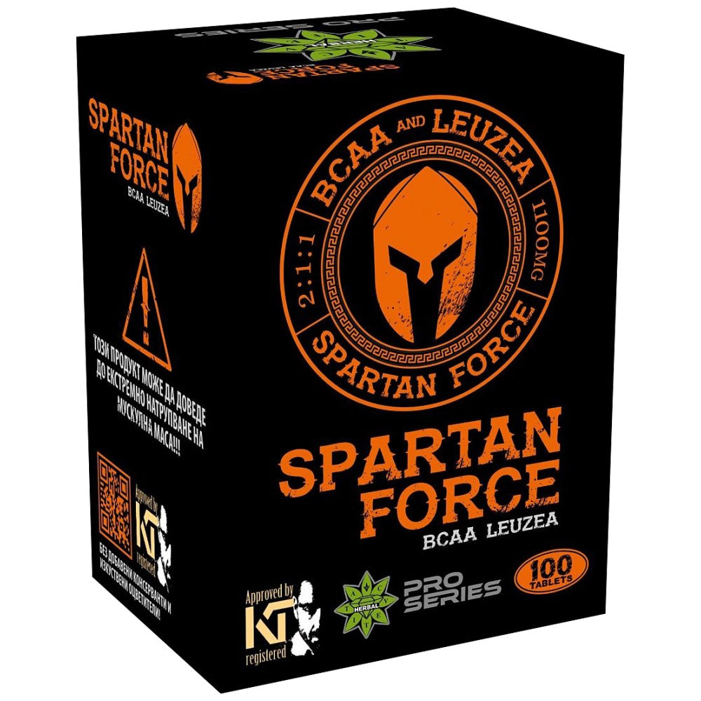 Spartan Force BCAA leuzea 100 tablet