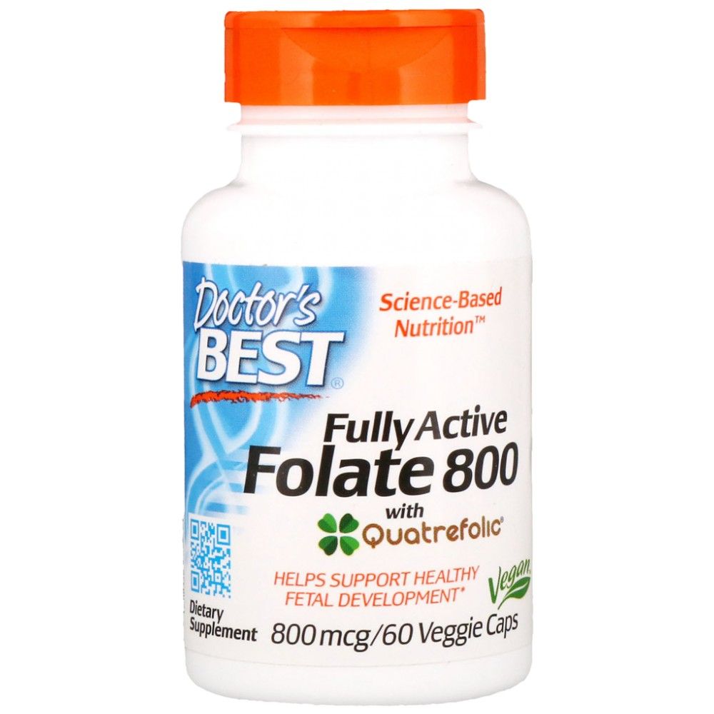 Najboljši popolnoma aktivni folat 800 mcg - 60 kapsul