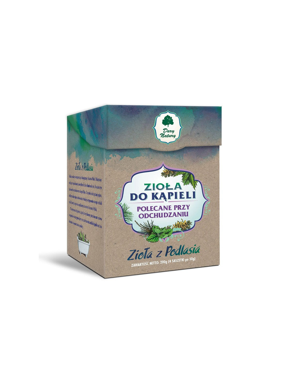 Aromatična zelišča za kopel - zmanjšanje teže, 4 vrečke x 50g
