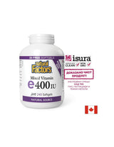 Vitamin E 400 iu · Naravni vir 268 mg - 240 gel kapsul
