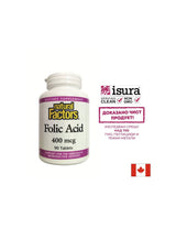 Folic Acid 400 mcg - 90 Tablets