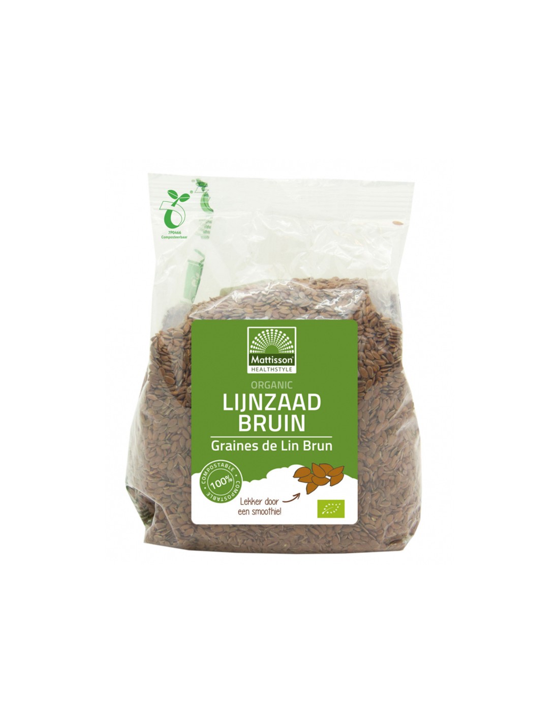 Lanena semena (polnozrnata) organska, 400 g