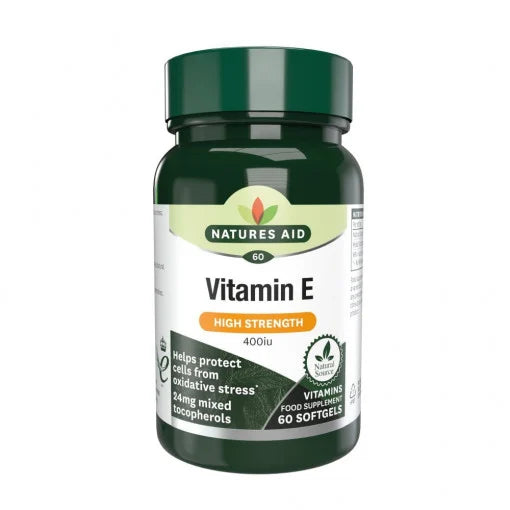 Vitamin E Natural 400 iu 60 kapsul <tc>Natures Aid</tc>