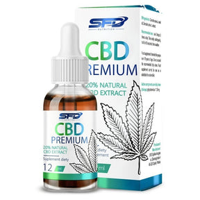 SFD CBD Масло Premium Natural Extract 20% - 12 мл (160 дози) - Nutra Best Europe