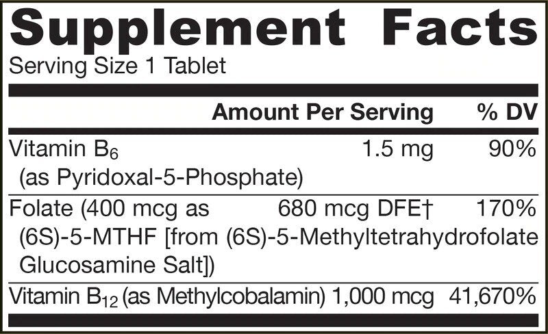 Metil B -12 1000 mcg in metil folata 400 mcg - 100 žvečilnih tablet
