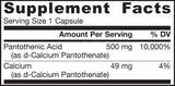 Pantalna kislina B5 500 mg - 100 kapsul