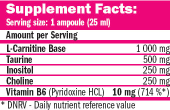 Carnislim ® lipotropni 25 ml./20 amp. - 0,500 kg