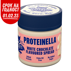 Proteinella White Chocolate 200 g - liquid white chocolate without added sugar and without palm oil - Nutra Best Europe