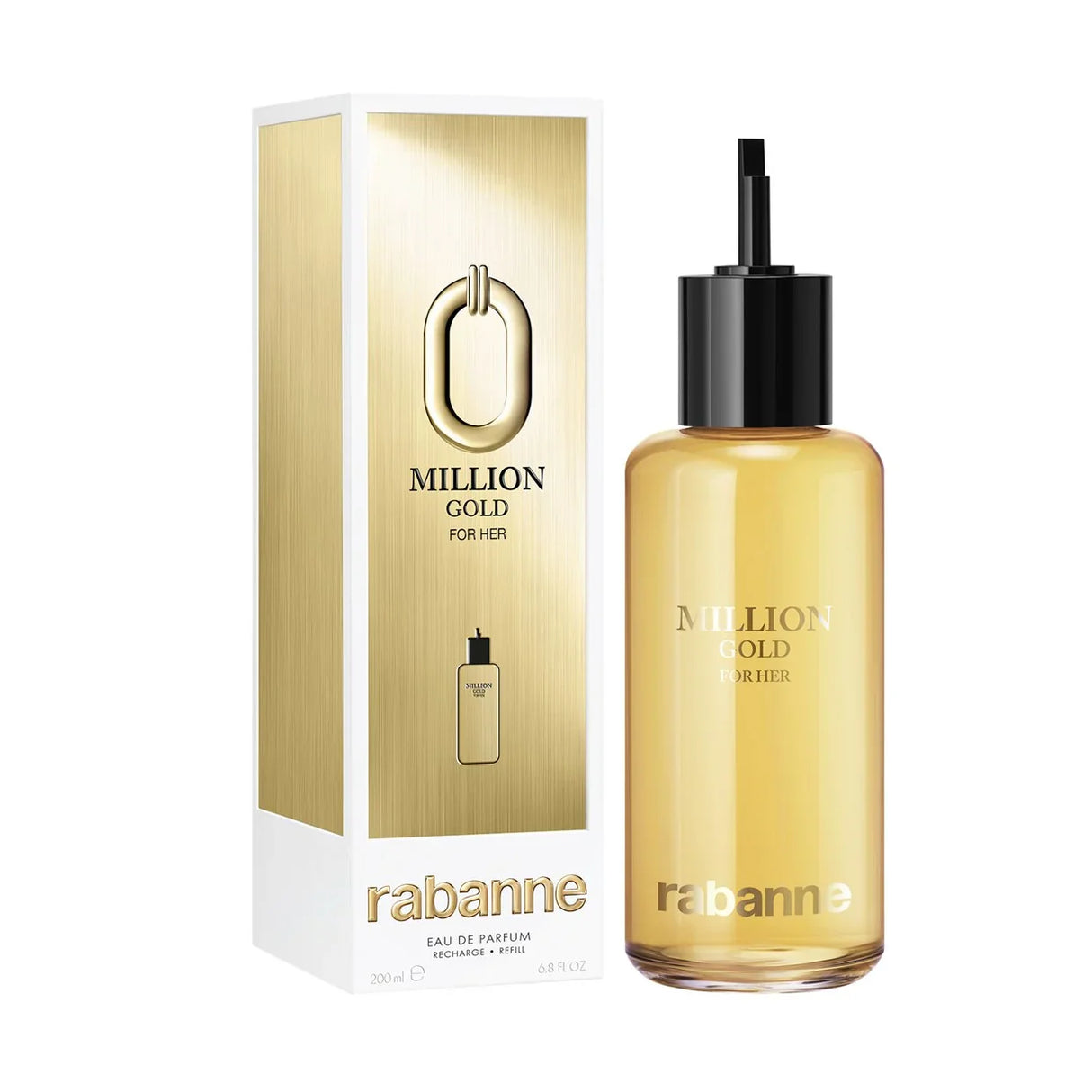 Rabanne Million Gold za njeno Eau de Parfum 200ml napolniti