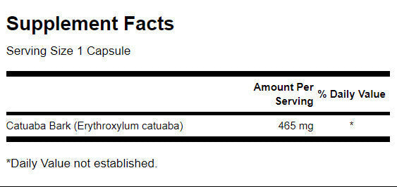CATUABA lubje 465mg / 60 Caps - 0