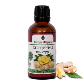 Ginger 750 mg - tincture 50 ml FLORA FARMA - Nutra Best Europe