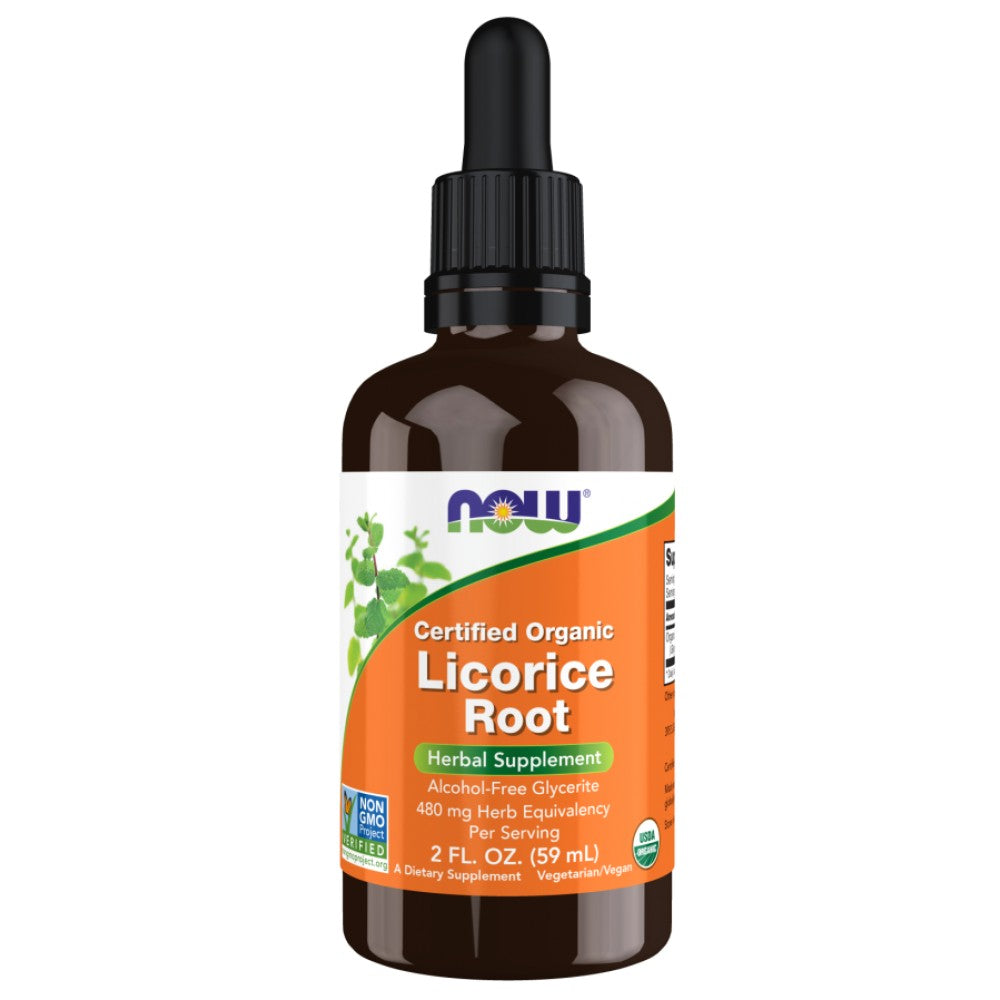 Kapljice glicerita licorice korenine | Certificirani organski - 59 ml