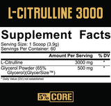 L-citrulin 3000 | z GlyCersize ™ - 234 gramov
