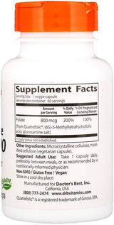Najboljši popolnoma aktivni folat 800 mcg - 60 kapsul