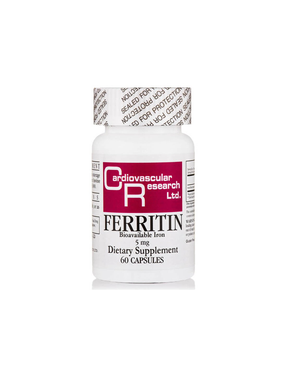 Anemija za pomanjkanje železa in utrujenost - feritin, 5 mg, 60 kapsul