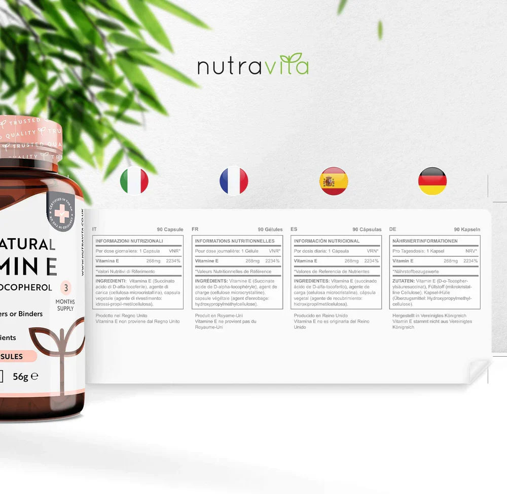 Naravni vitamin E 400IU 90 VCAPS