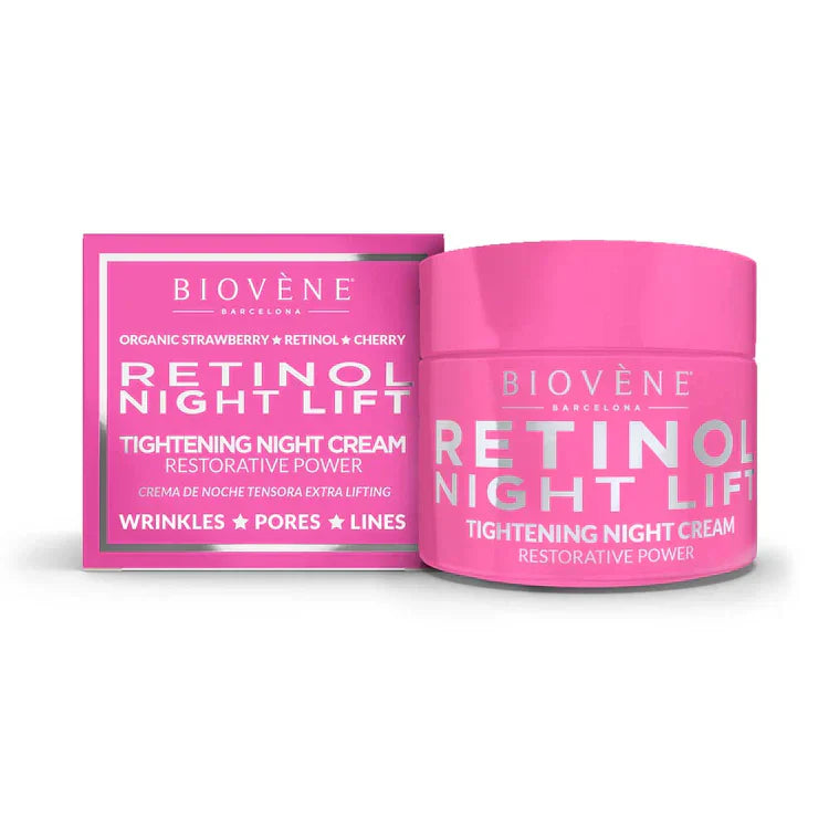 Retinol nočna krema z aktivnimi sestavinami za regeneracijo 50 ml
