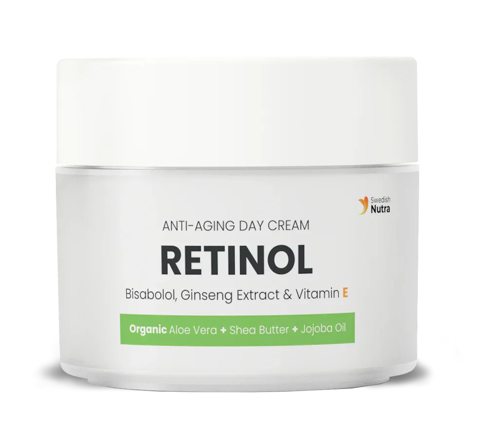 Dnevna krema z retinolom, hialuronsko kislino in kolagenom 50 ml <tc>Swedish Nutra</tc>