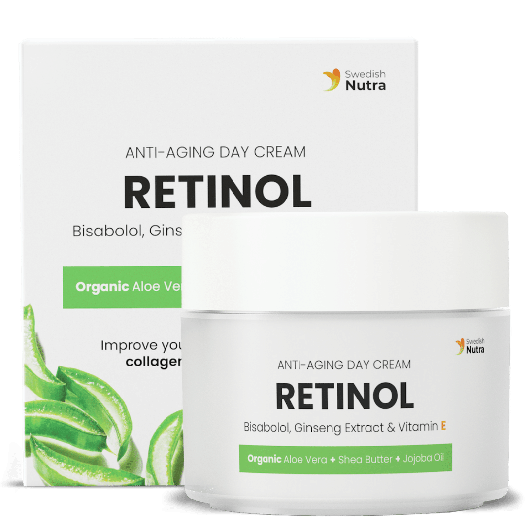 Dnevna krema z retinolom, hialuronsko kislino in kolagenom 50 ml <tc>Swedish Nutra</tc>