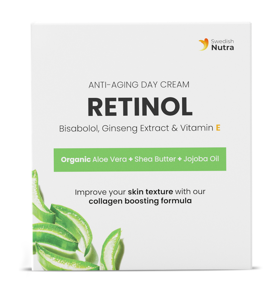 Dnevna krema z retinolom, hialuronsko kislino in kolagenom 50 ml <tc>Swedish Nutra</tc>