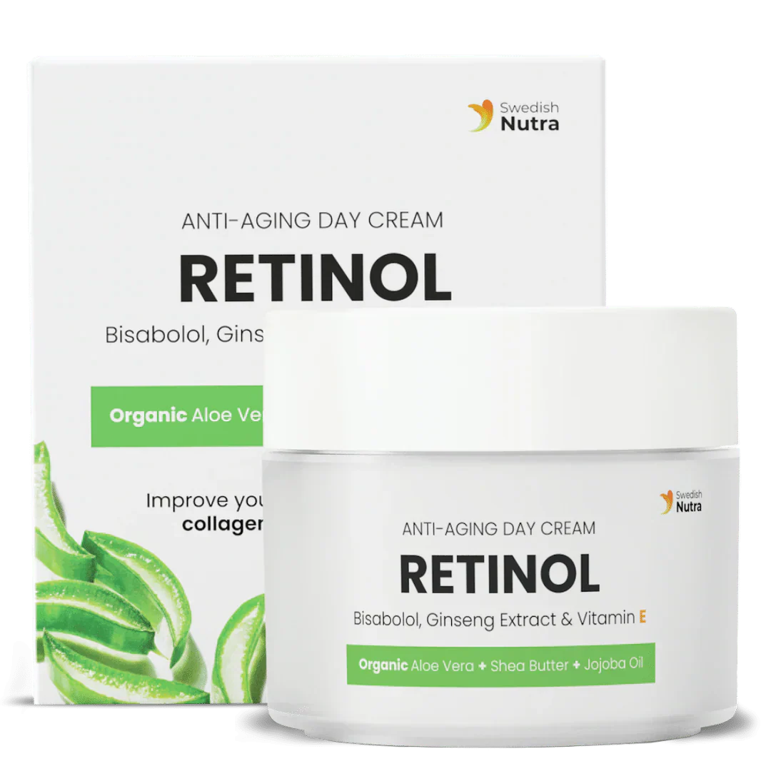 Dnevna krema z retinolom, hialuronsko kislino in kolagenom 50 ml <tc>Swedish Nutra</tc>