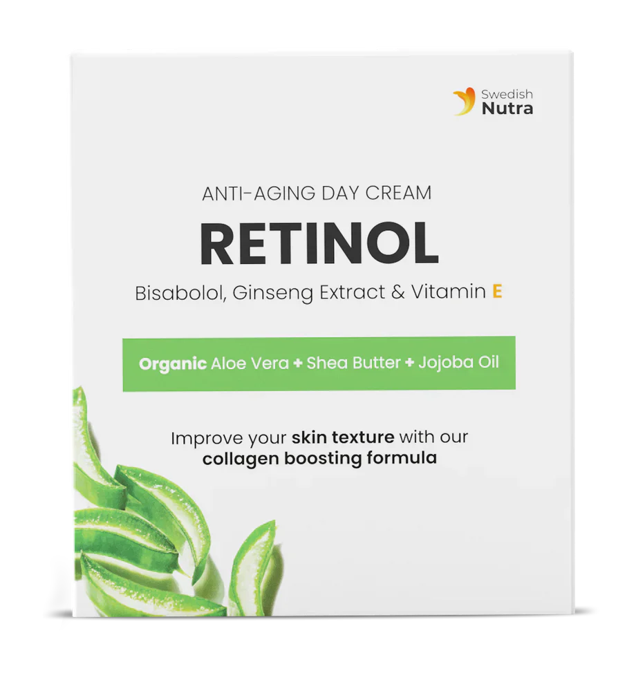 Dnevna krema z retinolom, hialuronsko kislino in kolagenom 50 ml <tc>Swedish Nutra</tc>