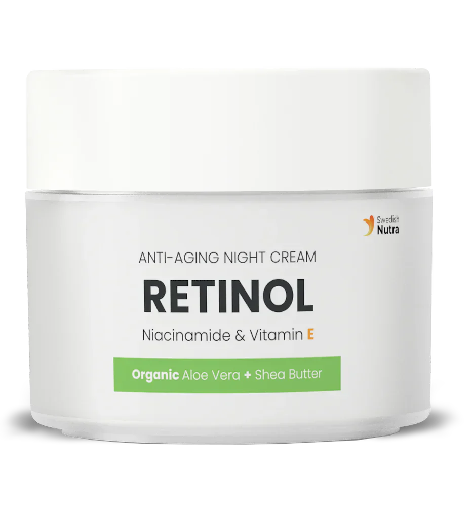 Nočna krema z retinolom, hialuronom in kolagenom 50 ml <tc>Swedish Nutra</tc>