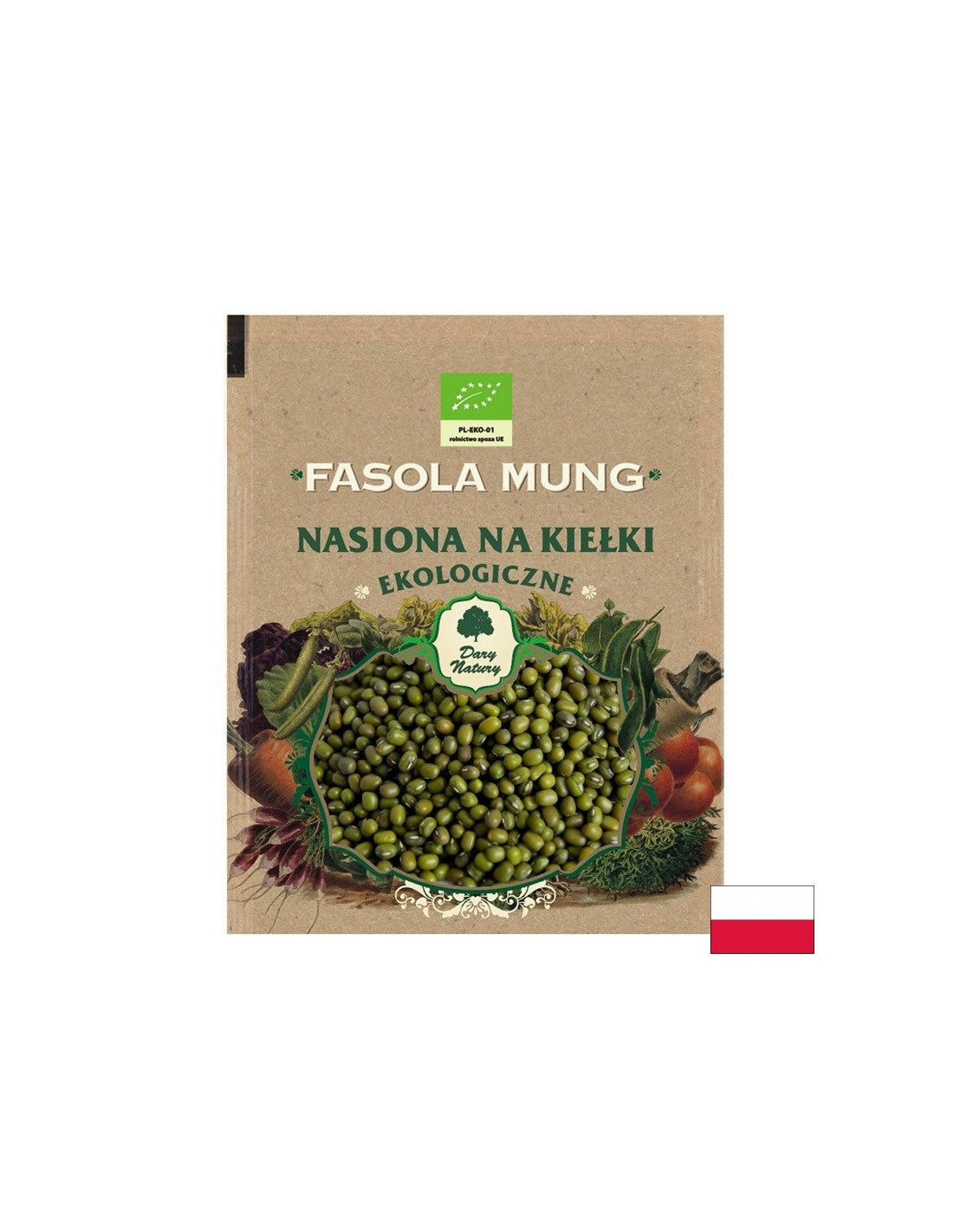 Mung fižol - Semena za kalčke Bio, 50 g <tc>Dary Natury</tc>
