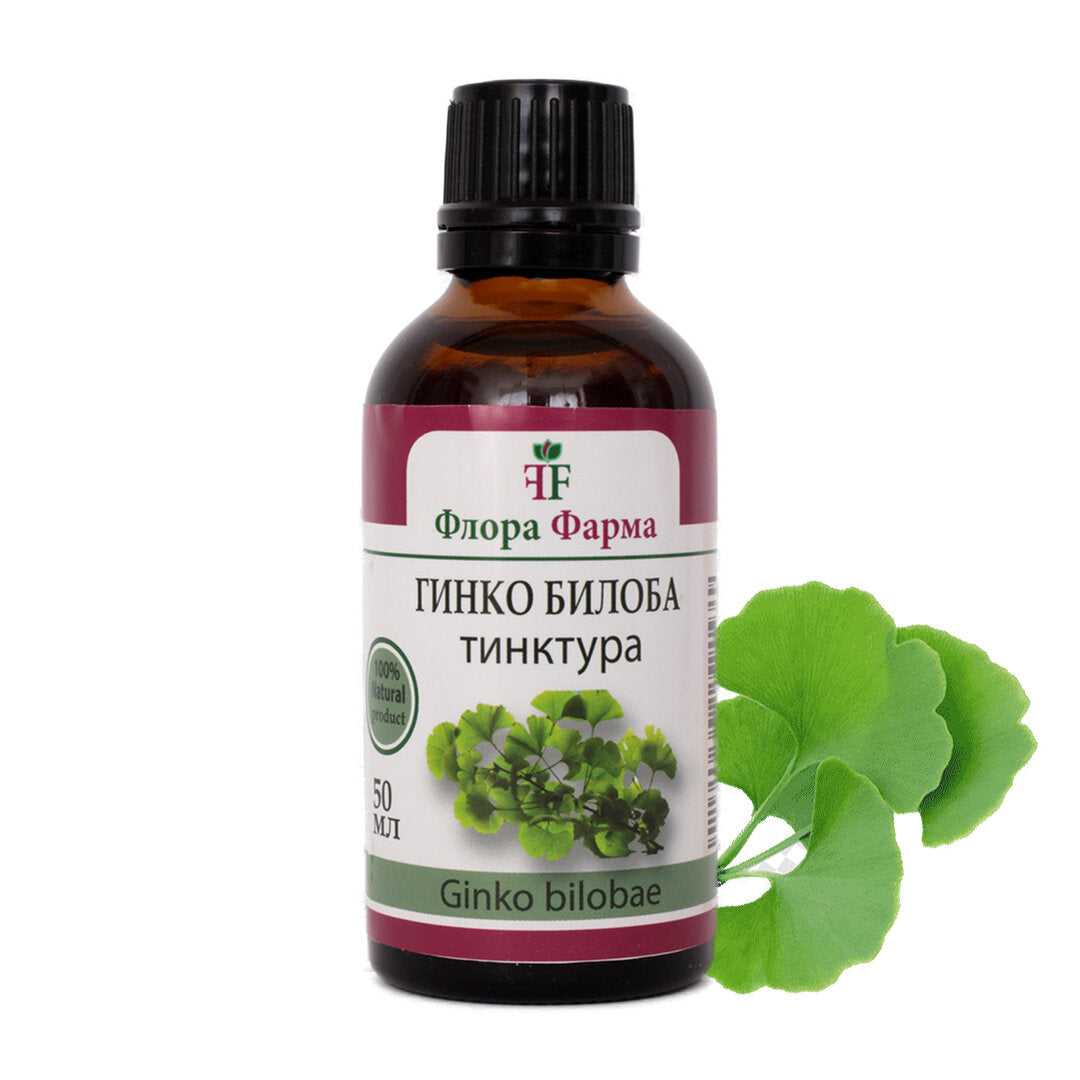 Ginkgo Biloba 500mg - Tinktura 50ml Flora Farms