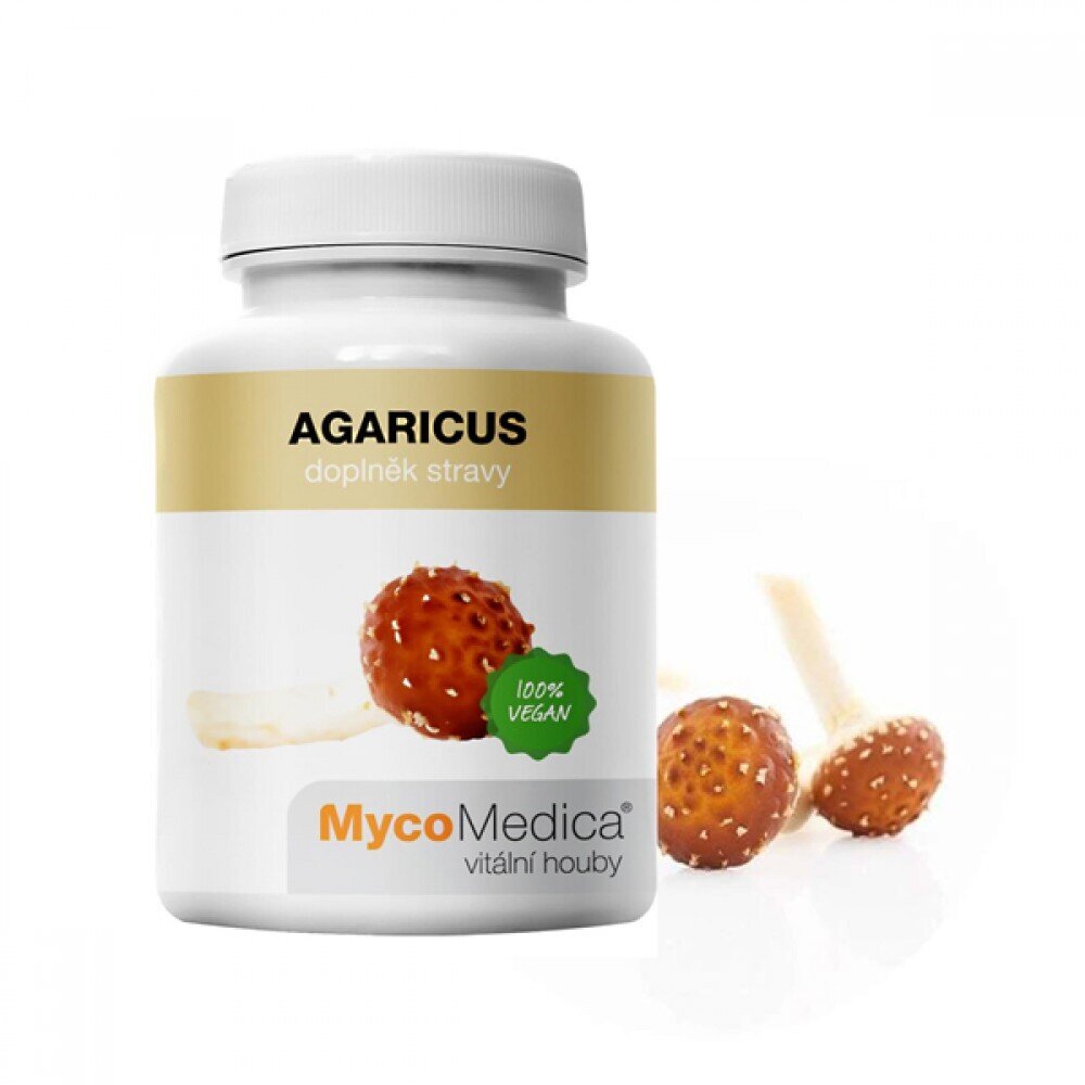 Agaricus 500 mg 90 kapsul 30% polisaharidov <tc>MycoMedica</tc>