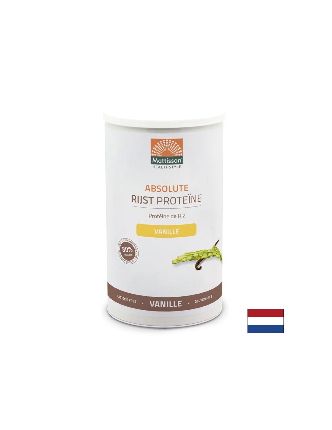 Rižev protein v prahu - okus vanilije, 500 g <tc>Mattisson Healthstyle</tc>