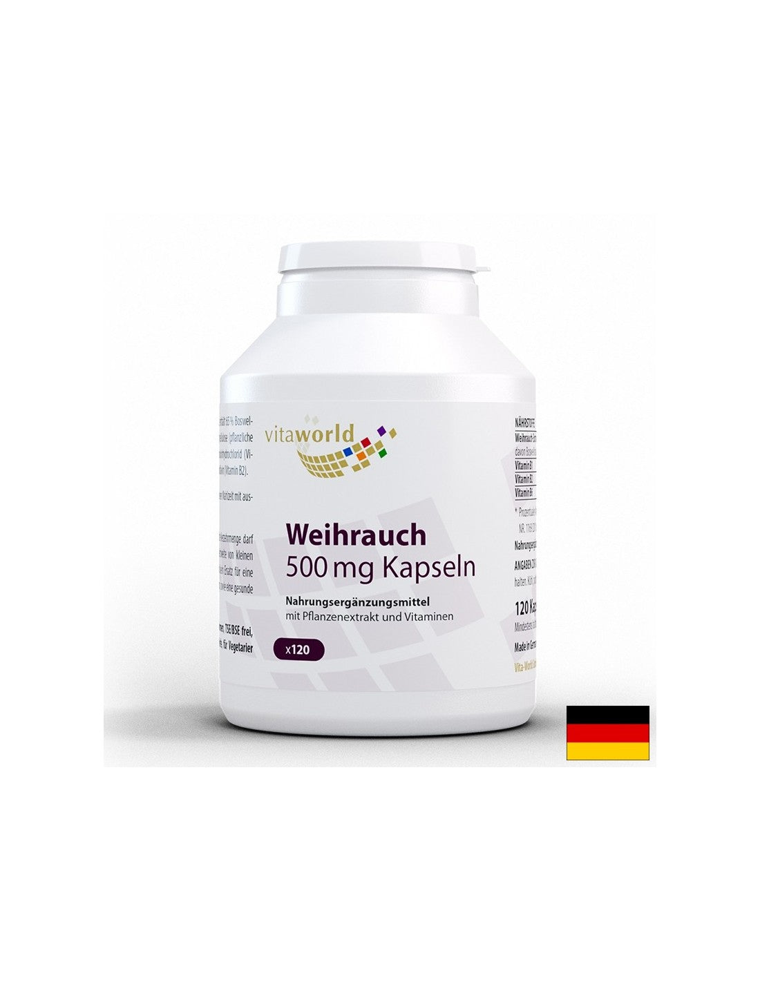 Za zdrave sklepe - Boswellia, 500 mg + vitamin B1, B2, B6, 120 kapsul