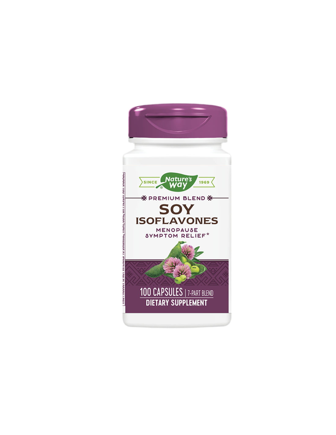 Sojine izoflavone - Premium formula - za menopavzo, 500 mg, 100 kapsul