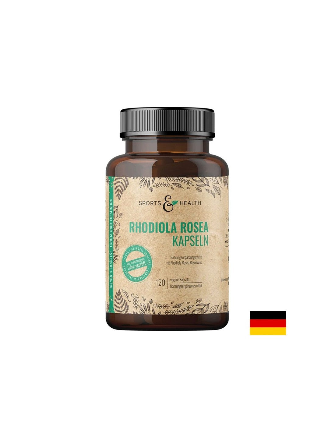 Stres in dobro razpoloženje - zlata korenina, 500 mg x 120 kapsul