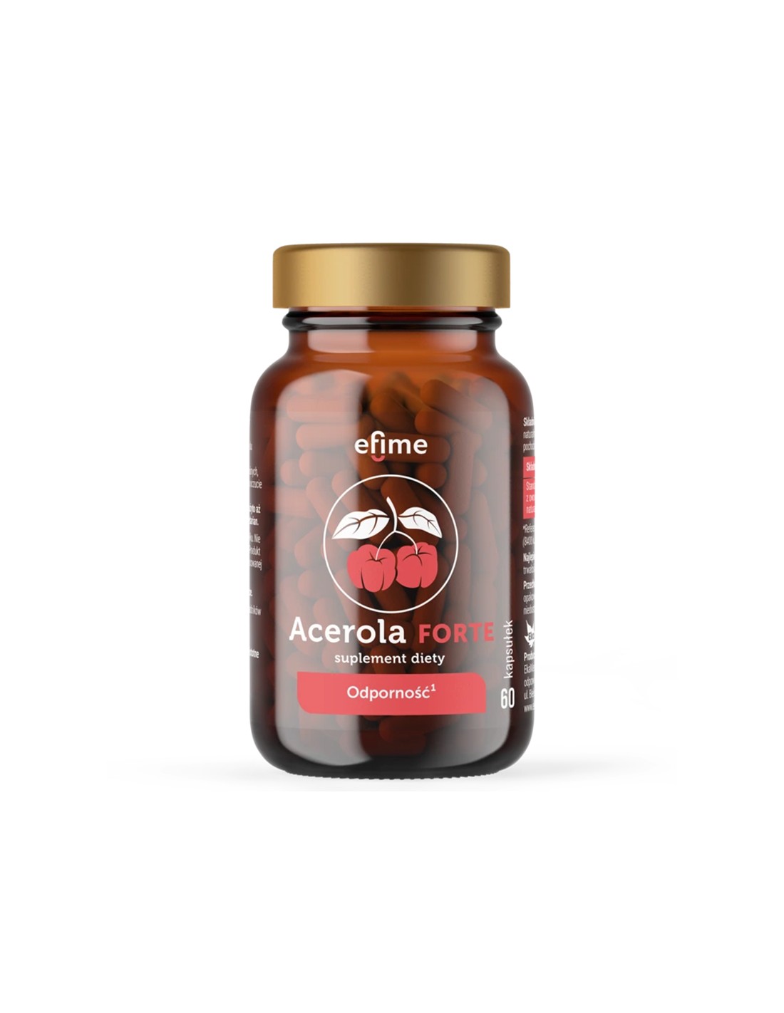 Imunost - Acerola Forte Efime (naravni vir vitamina C), 500 mg x 60 kapsul