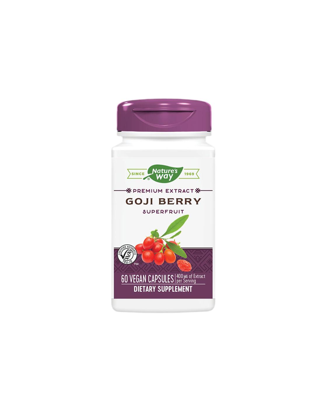 Goji Berry - Premium Extract - Imunost in vitalnost, 500 mg, 60 kapsul