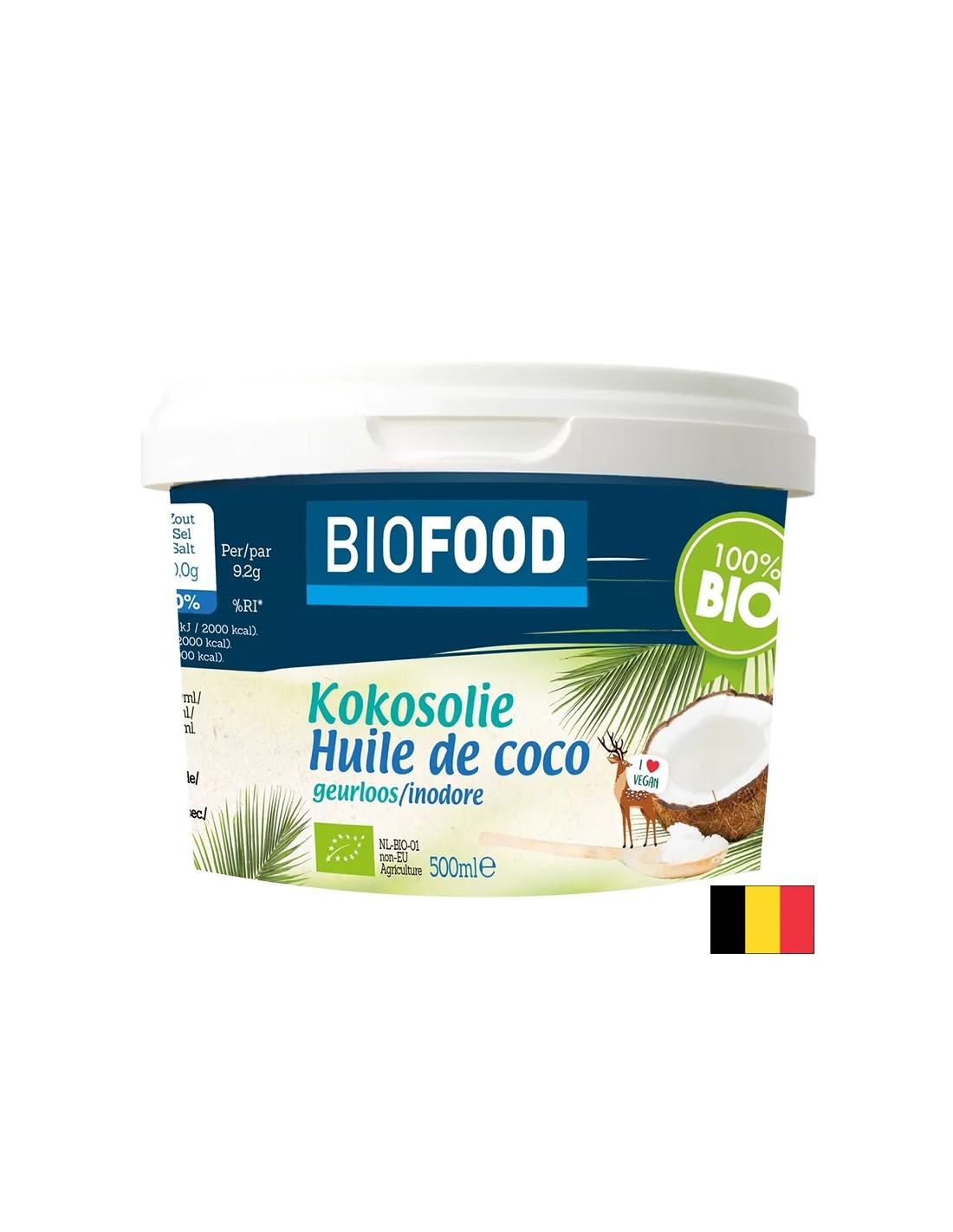 Kokosovo olje, bio, 500 ml